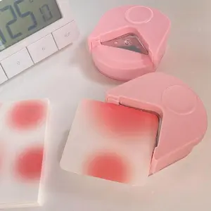 & Blue Photo Corner Rounder Trimmer, DIY Scrapbook Paper Cutter, Circle Cutters, Handmade Craft Tool for Home Office Card Edges Decoration, Office Supplies