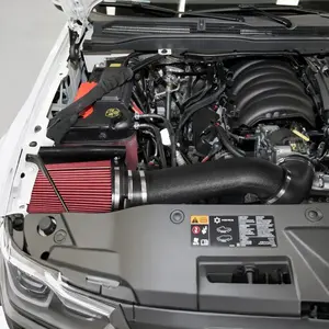 fathersdaygift VEVOR Cold Air Intake, 3.9 Inch Cold Air Intake System+ Heat Shield Compatible with 1999-2006 Chevy Silverado/GMC Sierra 1500 V8 4.8L/5.3L, High Flow Filter Kit Improve Horsepower, Throttle Response