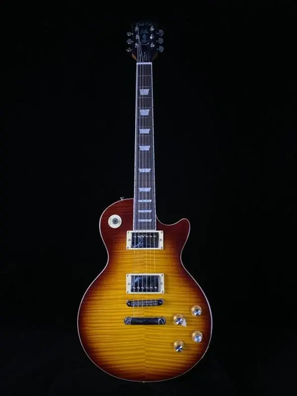 Chill Cat Vintage Standard Sweet Teaburst Electric Guitar with Guitar Pickups