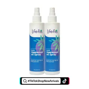 Pure Magnesium Oil Spray 8oz - 2-Pack Soothing Spray
