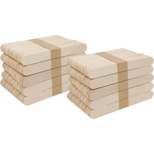 500 count  Wooden Craft Sticks Popsicle Stick 6" Long x 3/4"Wide  Ice Pop for DIY Crafts, Art Projects, Classroom Supplies