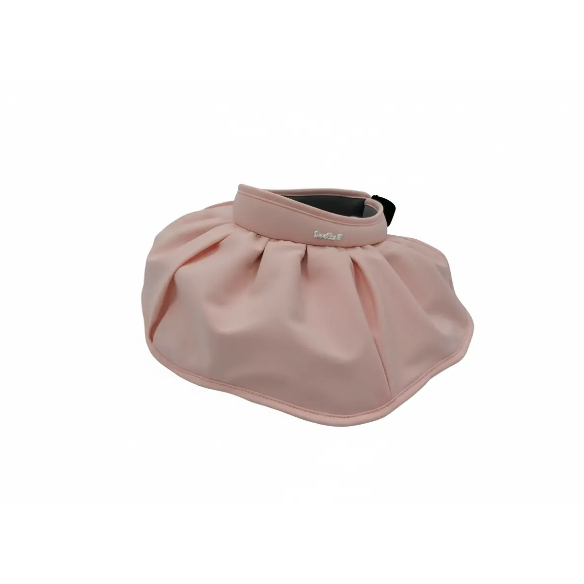 Swelly Elegant Topless Sunbonnet, a Plain Handcrafted Luxury Hat Made with Sun-Protective Fabric, Adjustable Unisex Fit - She She Pink, Fashion, Handmade By Expert Artisans, Fitted, Everyday, Modern Silhouette, Visor, Adjustable Headband, Avant-Garde Cut,