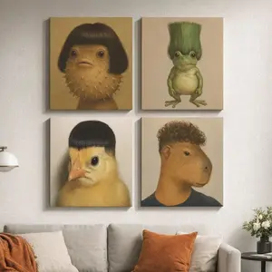 Hilarious Animal Posters, Whimsical Creatures, Home Decor, The Perfect Gift Choice