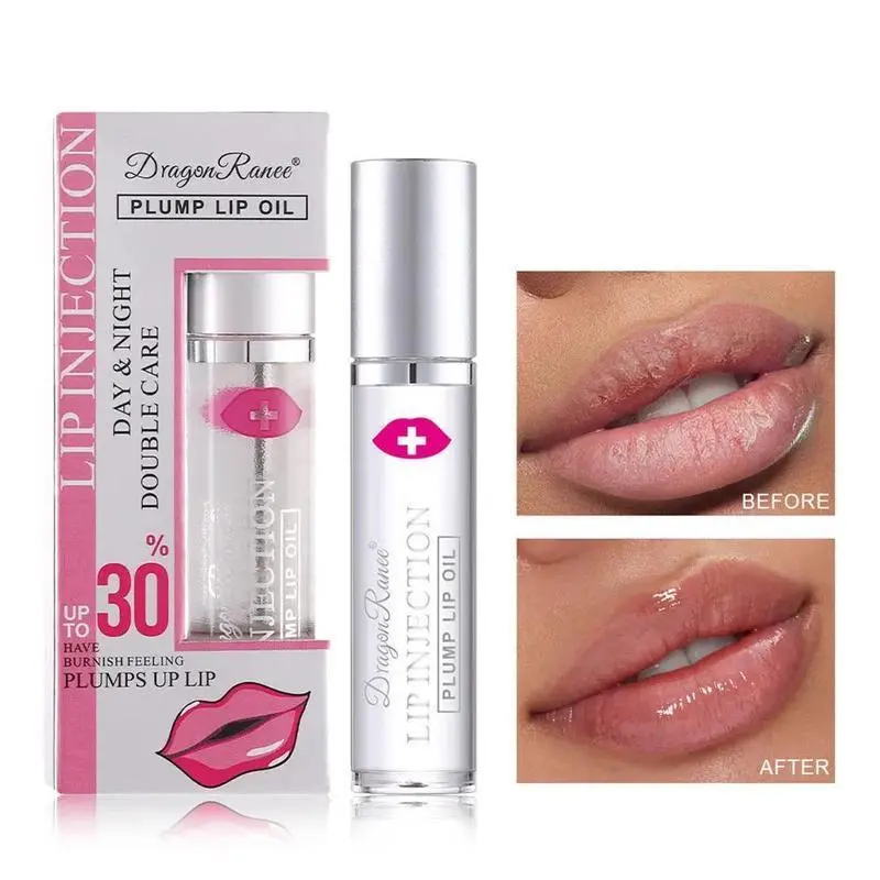 Lip Plumper Gloss with Ginger Mint, a Hydrating & Nourishing Lip Moisturizer with a Glossy Finish, Lightweight Cosmetic, Lip Care