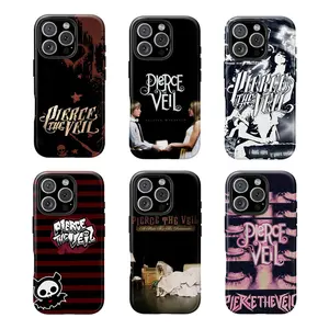 Y-P1errcee the Ve11 Band Phone Case,Having good protective properties,for iPhone 16 15 14 13 12 11 17Pro Max,for Samsung S25 S24 S23 S22 Ultra,Suitable for giving as gifts, for Christmas and Thanksgiving Day