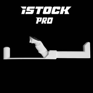 iSTOCK PRO Virtual reality Gunstock: Pixel-Precise Accuracy and Lightning-Fast Movements Compatible with Quest 2+3 VR headset accessory