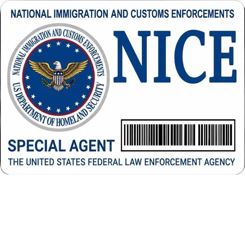 Nice Agent Themed Stickers. The Ultimate Rectangle Sticker for Anywhere & Anything | Waterproof Vinyl | Clean Minimal Tech Aesthetic | Perfect for Laptops, Phones & Everyday Use