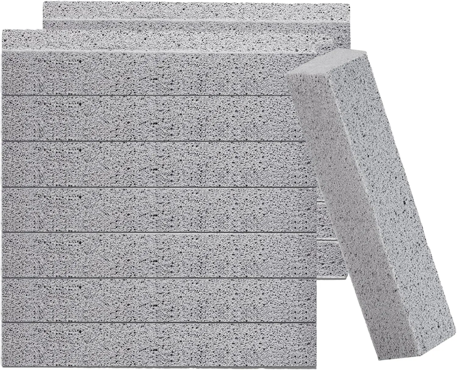 14-Pack Toilet Bowl Pumice Stones, Powerful Hard Water Ring Remover, Home Cleaning Tool for Toilets, Bathtubs, Grills