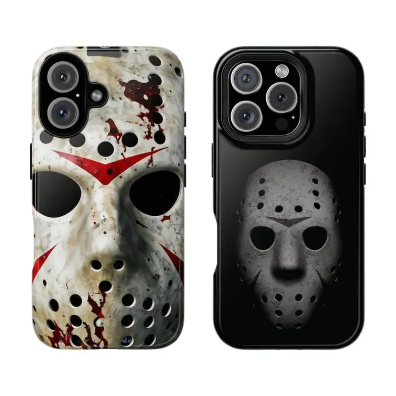 Dark Spooky Halloween Horror Themed Shock Resistant Smartphone Cover Fits Full iPhone 11-17 Series And Samsung S22 To S25 All Models Check Size Options Covey Studio