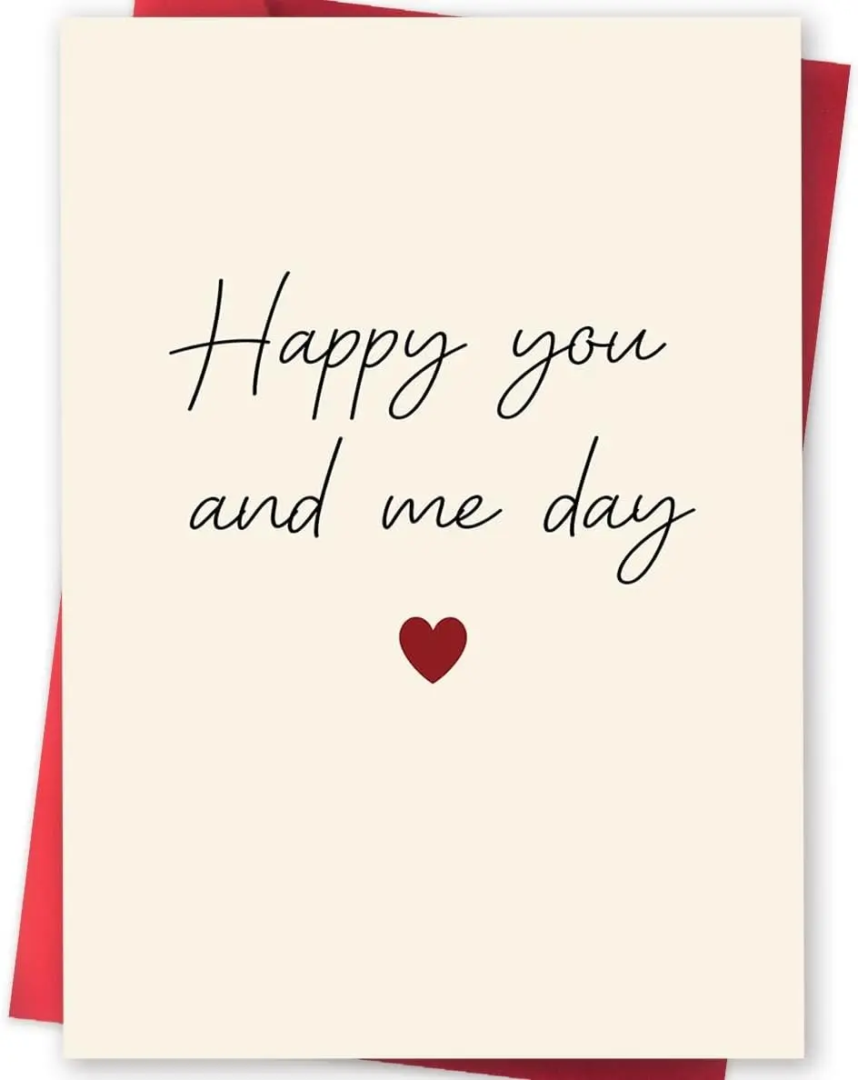 Elegant Anniversary Card Gifts for Couple, Special Anniversary Card to Husband and Wife, Valentine's Day Gifts, Wedding Cards for Boyfriend, Girlfriend, Men, Women