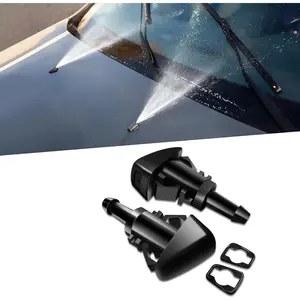 2 PCS Front Windshield Washer Nozzles, Washer Spray Jet Kit For Chrysler,Dodge, Replaces OEM #: 4805742AB / 5113049AA / 55077460AA / 5303833AA / 5116079AA