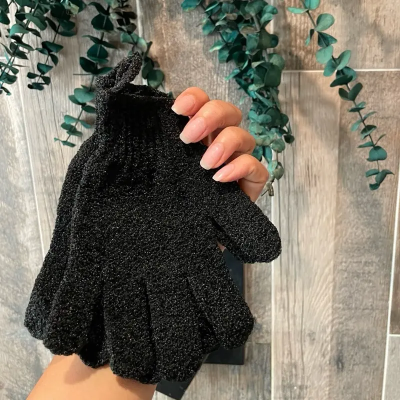Black Exfoliation Gloves