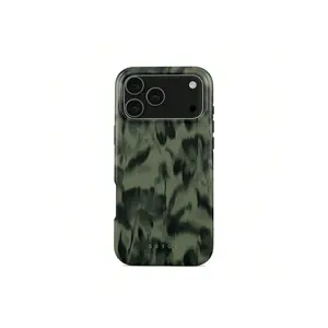 Soft Focus BURGA  Case |     Olive Green Marble Protective Cover For  17 16 15 14 13 12 11 Pro Max |     High Quality |     Aesthetic Minimalist GiftSuitable For  17 Air