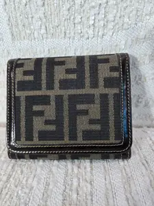 Pre-owned FENDI canvas Small Leather Goods Preowned bifold wallet
