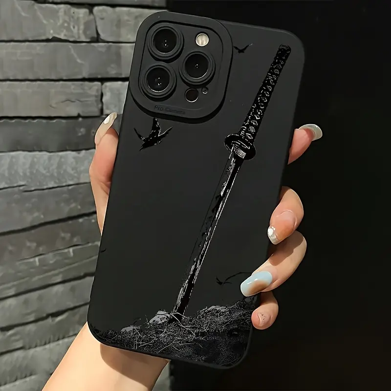 Straight edge TPU phone case suitable for iPhone 17/16/15/14/13/12/11 Pro Max/Plus/Pro high-end, durable, impact resistant, anti drop function
