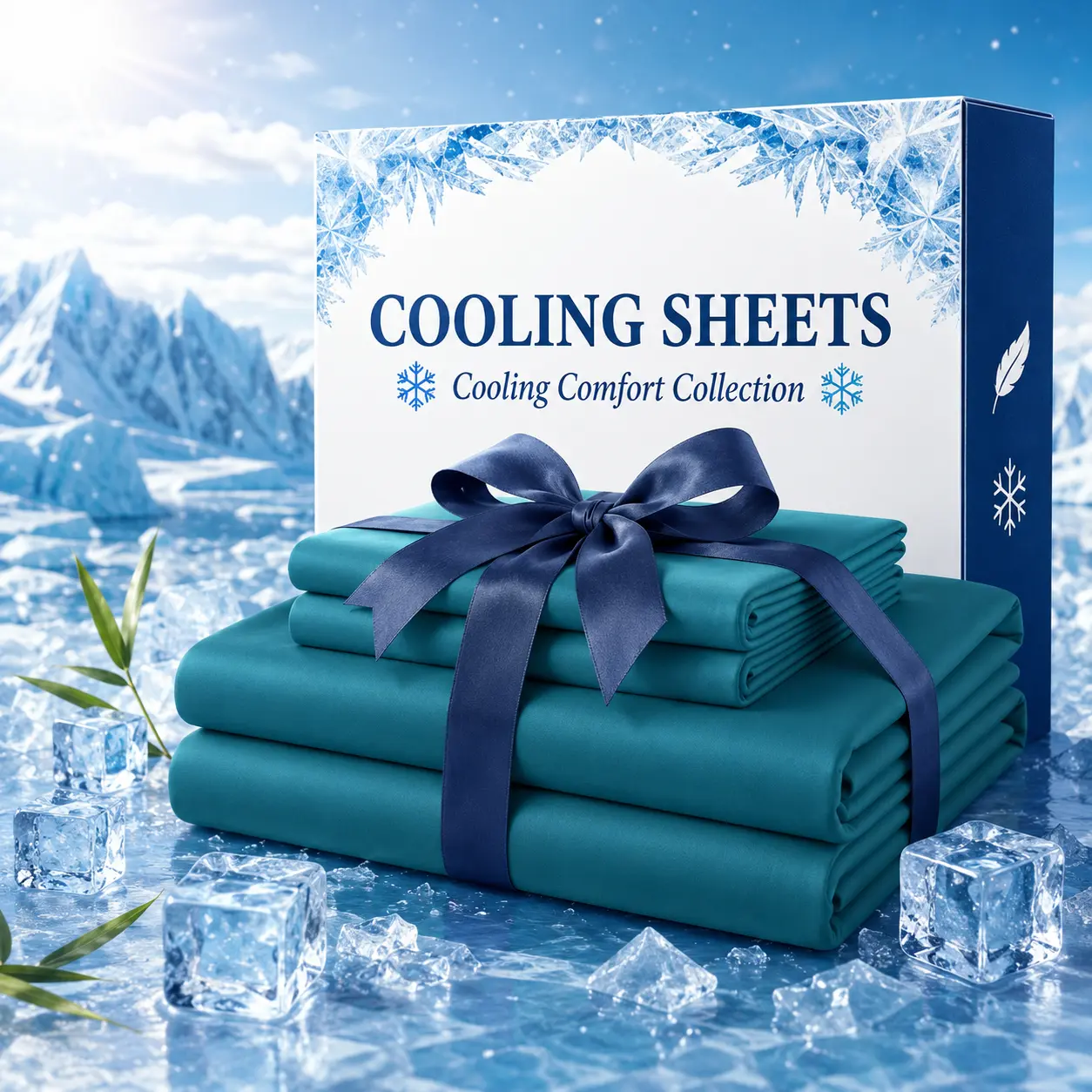 MUXHOMO Extra Deep Pocket Bamboo Sheets - 6 Pcs Breathable & Cooling Hotel Luxury Bed Sheets Set For Child, Easy & Secure Fit - Soft,Kids ' Sheet & Pillowcases And Breathable Night Sweats,  Twin/Full/Queen/King