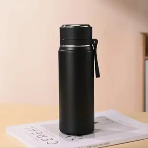 Stainless Steel Vacuum Insulated Thermos Cup, Double-Wall Thermal Water Bottle, Keeps Drinks Hot & Cold, Ideal for Car, School, Sports, Travel, Insulated Travel Drinkware, Leakproof Insulated Tumbler