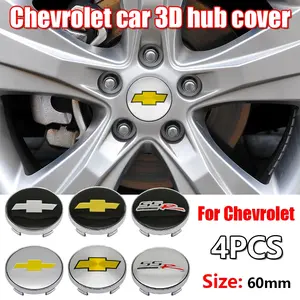 Chevrolet Car Style Decoration Accessories, Wheel HUB Cover Center Cap, Fits Chevrolet Models, Automotive Styling Parts, Car Decals, Vehicle Exterior Decoration