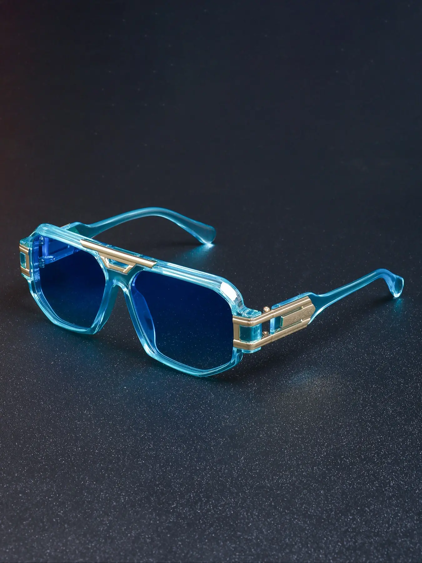Classic Fashion Vintage Rectangular Glasses, High-Quality Trendy Metal Frame, Simple Versatile Daily Casual Wear Decorative Eyewear, Classic Shades, Stylish Glasses