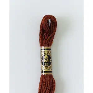 DMC Embroidery Stranded Thread - Six-Strand Embroidery Floss - 300 - Mahogany