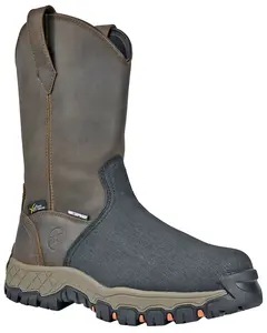 Hoss Men's 11" Recon Waterproof Metguard Wellington Work Boot Composite Toe - 94031