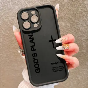 Cross Christian Phone Case, Protector, TPU Cellphone Casing, Anti-Drop Protective Cover, Stylish Shockproof Cover, Protection, Compatible with iPhone 11/12/13/14/15 Series, Perfect Gift for Parents & Boyfriend/girlfriend, Accessories