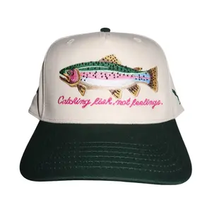 Catching Fish Not Feelings Trucker Hat