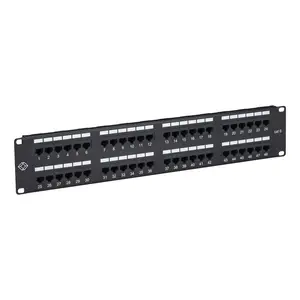 Black box CAT6 Patch Panel, Punchdown - 2U, Unshielded, 48-Port