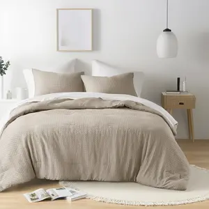 REGENCY HEIGHTS Dotted Weave Textured Quilt Set,  Includes Waffle Weave Quilt, Textured Design, Soft Fabric