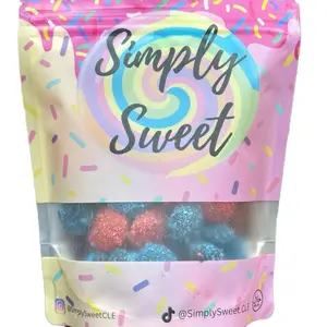 Super Sour Blue Razz Cherry Mixed Fusion Gushyz - Sour and Tangy Candies - Candy Snack
