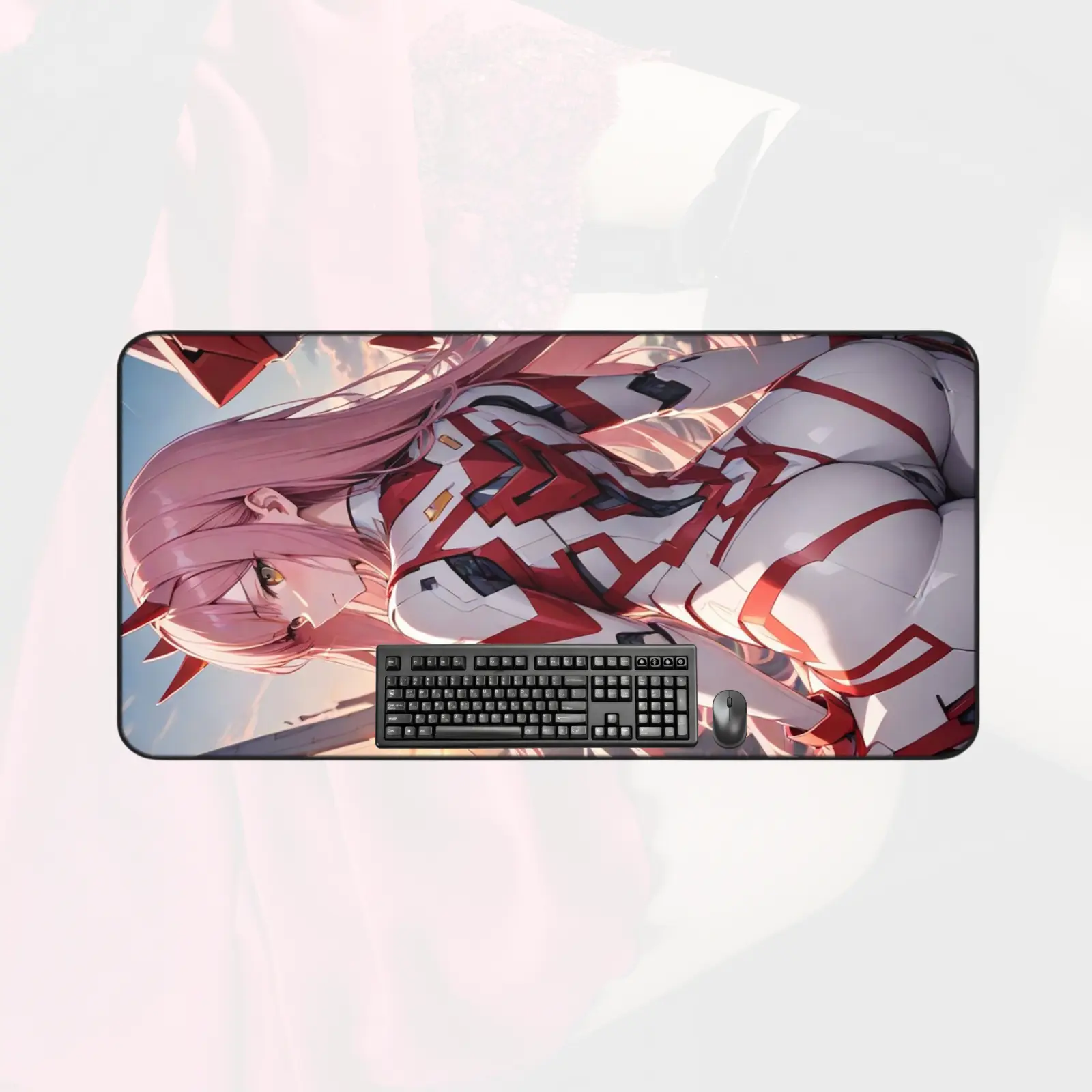 Zero Two NSFW Large Anime Mousepad - Darling in the Franxx Waifu Gaming Mousepad