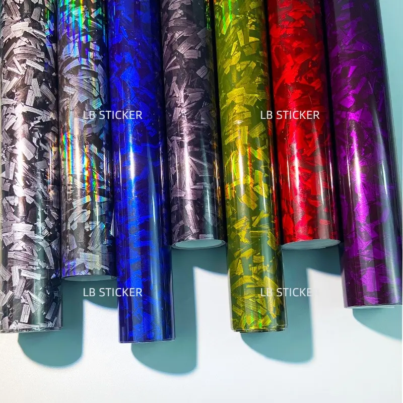 1 Roll Glossy Carbon Fibre Film, Carbon Fibre Vinyl Wrap, Car Wraps, Vinyl Decals, Self-Adhesive Waterproof Stickers for Cars, Motorcycles, Bicycles, Scooters, Guitars, Modification Hobby Gifts