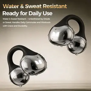 Monster Brincos Ear Buds - Headphones Bluetooth , Noise Isolation - 145H Playtime Wireless Earbuds Bluetooth 6.0, IPX5 Waterproof & Sweatproof Wireless Headphones, Headset Ideal Traveling Gadgets & Electronic Gifts for Men and Women