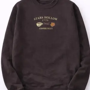 Embroidered Sweatshirt, Fall Embroidered Sweatshirt, Sweatshirt Stars Hollow
