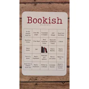 Bookish Bingo Cards