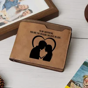 You Are My Person Couple Wallet Engraved, Leather Wallets, Personalized Mens Gifts for Husband from Wife, Custom Wallet for Man, Boyfriend, Fiance, Anniversary Christmas gift for Him