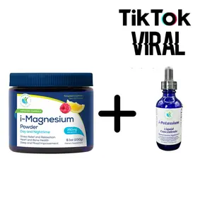 IFastFit Magnesium and Potassium supplement Bundle Pack duo dinámico potasio y magnesio Essential Minerals Muscle Function Relaxation Cardiovascular Health Healthy Heart