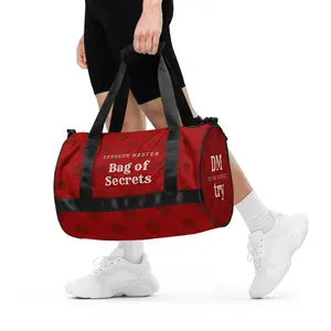 Dungeon Master Red Game Bag Trendy Novelty Funny Durable All-over print gym bag
