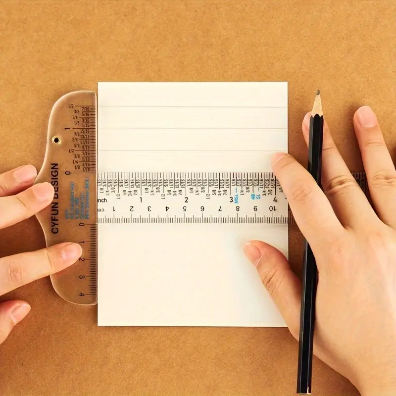 Precision 6 & 12 Acrylic T-Square Ruler – Perfect Alignment Tool, Measuring Tool for Crafting, Cardmaking, and Scrapbooking