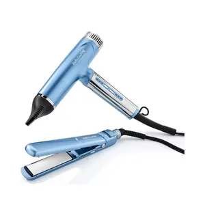 BaBylissPRO Nano Titanium Light Dryer & 1" Mini Flat Iron Value Pack Model No. BNTPP79