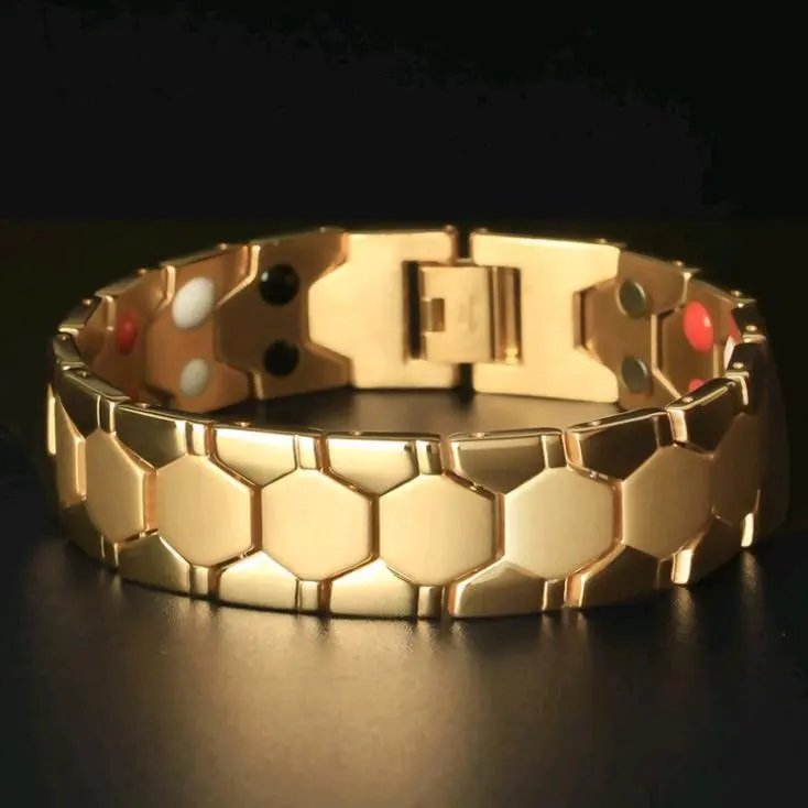 Pure Copper Bracelet For Men, Effective Ultra Strength Magnetic Copper Bracelets, Adjustable Bracelet Length With Included Sizing Tool Wearable