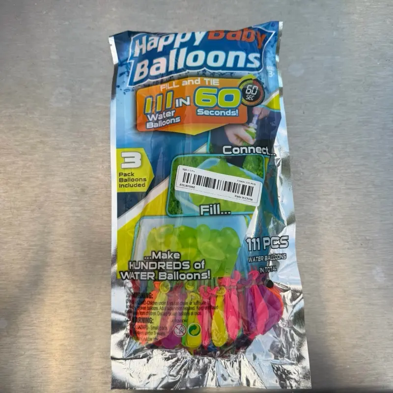 Happy water balloons