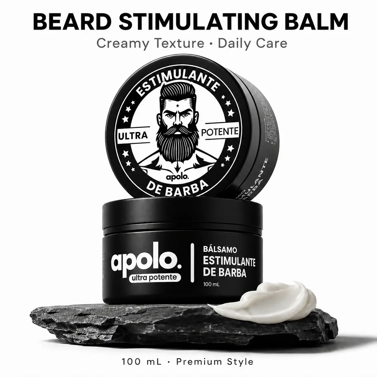 5% Ultra-Strong Minoxidil Beard Growth Balm Kit | Men’s Premium Patchy Beard Repair, Fast-Acting Dormant Follicle Booster, Fill Bald Spots & Boost Thick Full Jawline Beard, No Irritation, Long-Lasting Facial Hair Regrowth