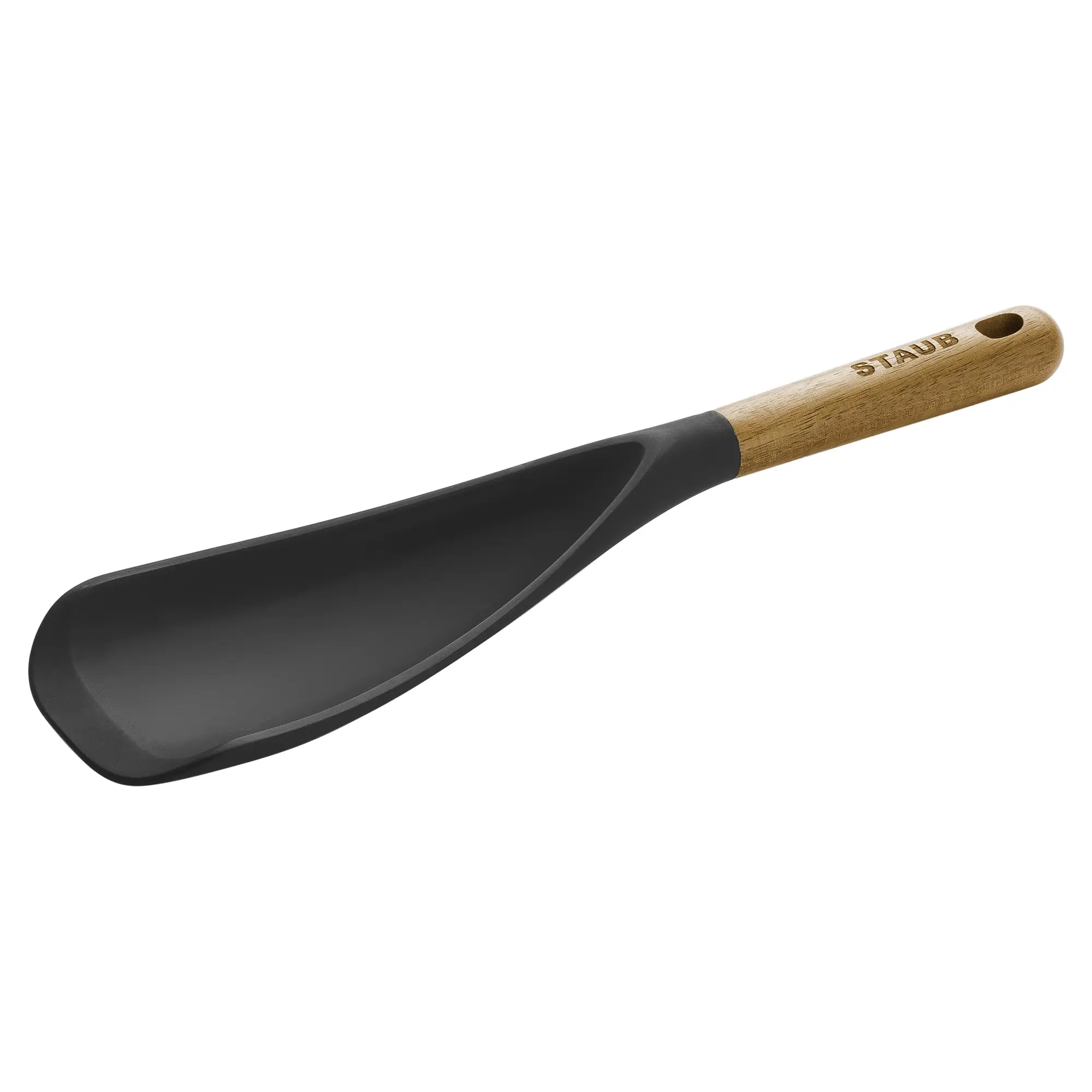 STAUB Silicone Kitchen Tools, Wood Handled Multi-function Silicone Spatula Spoon