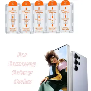 Samsung Galaxy S25 Ultra/s24 Plus/s23/s22/s21 Screen Protector Film, 5-Pack, 9h Hardness, Bubble-Free Design, Anti-Scratch Protection