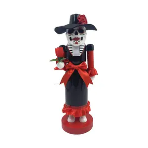 Santa's Workshop 14" Lady Day of the Dead Nutcracker