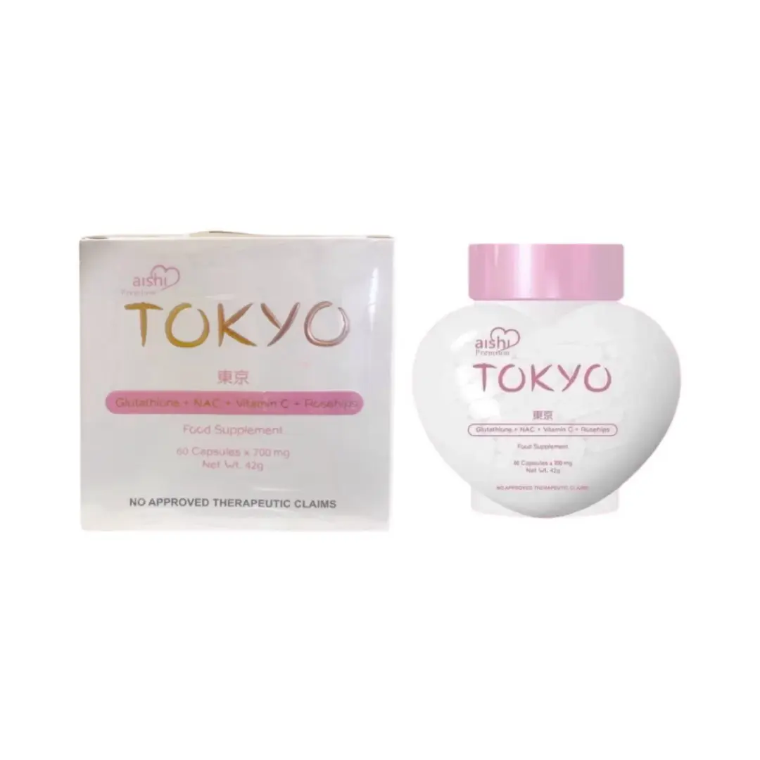 Aishi Premium Tokyo Glutathione Food Supplement 60 capsules