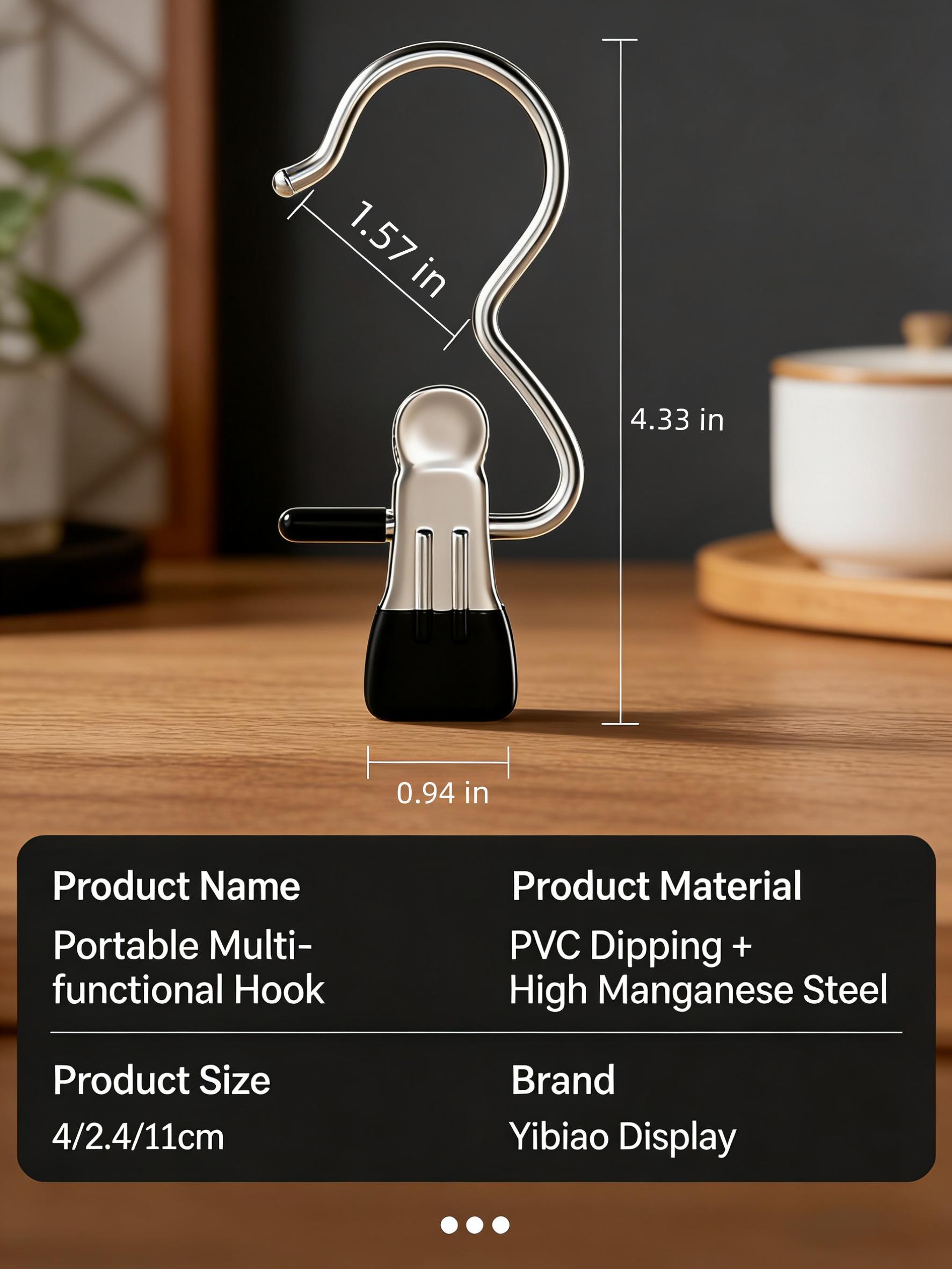 16 Pack No Trace Non Slip Pants Clips | Multi-Functional Portable Skirt Hangers with Hooks | Space Saving Clothes Clips for Laundry Drying & Closet Organization