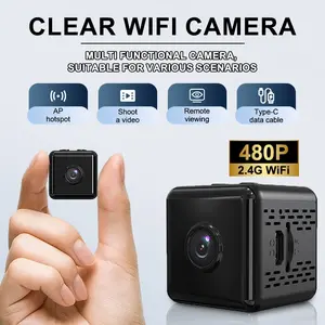 Home Security Camera Monitor, Wireless WiFi Mini Camcorder, Magnetic Stand, Remote APP Monitoring, Night Vision, Two-Way Audio, Motion Detection