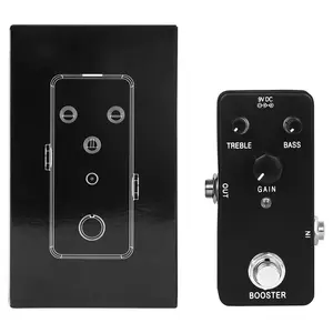 Electric Guitar Pure Booster Volume Pedal Effect Processor, Boosts Signal, Enhances Sound Quality, Ideal for Rock & Metal Music